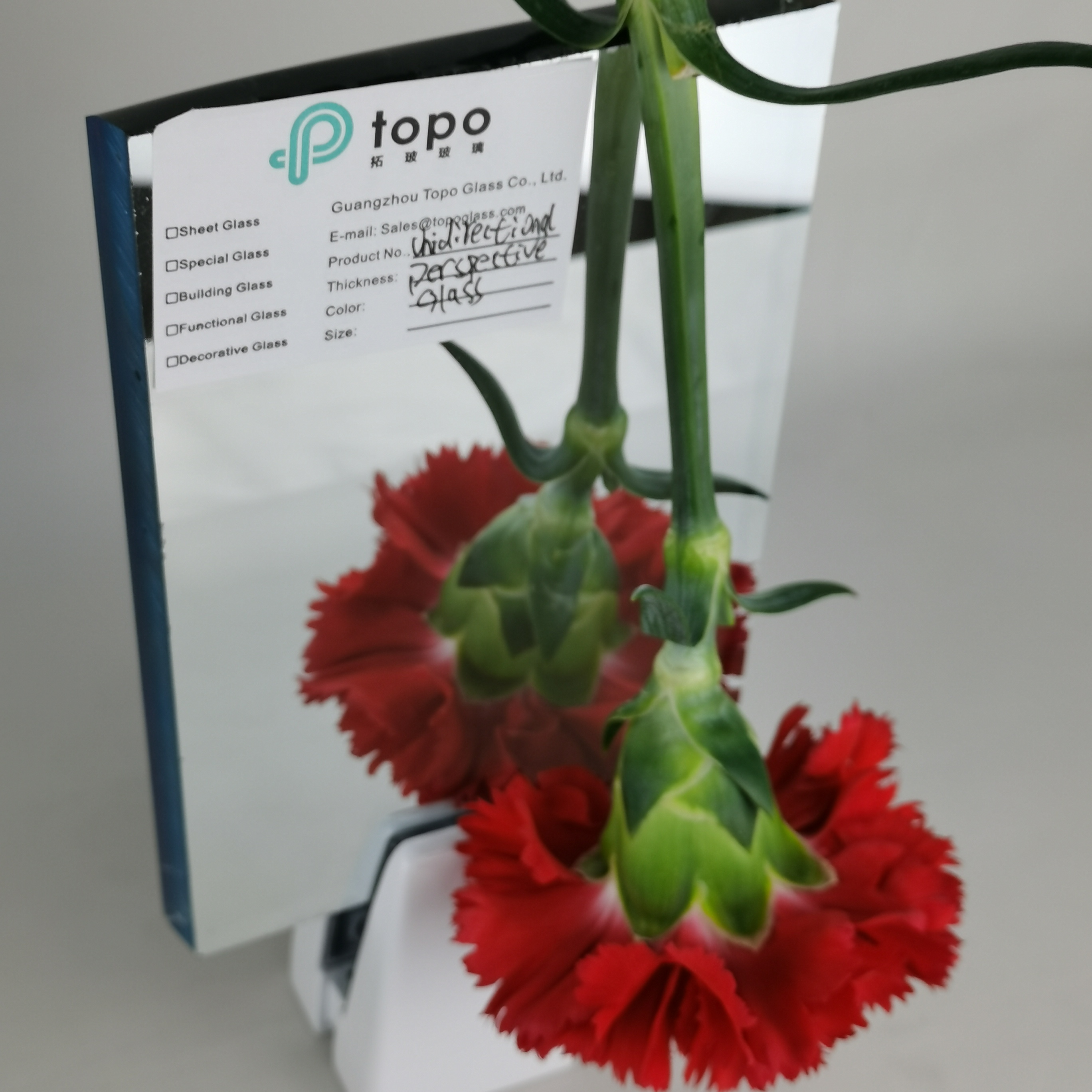 2 mm 3 mm 4 mm 5 mm 6 mm 8 mm 10 mm 12 mm Verre de perspective unidirectionnelle