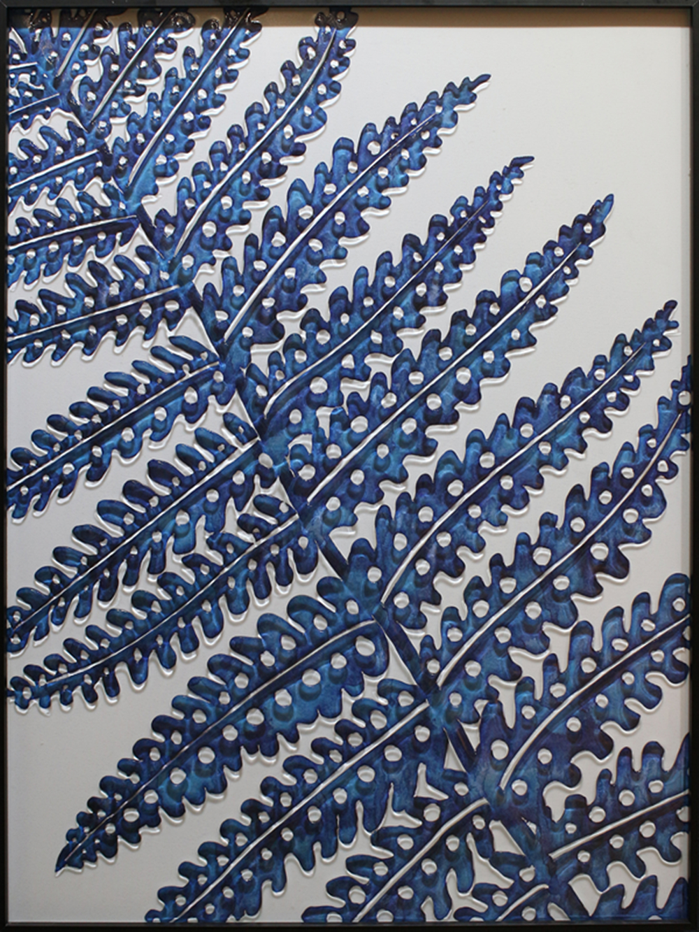 Vente en gros Nordic Nouveau Design Plantes Vertes Fleur Tenture Murale En Verre Décor Peinture