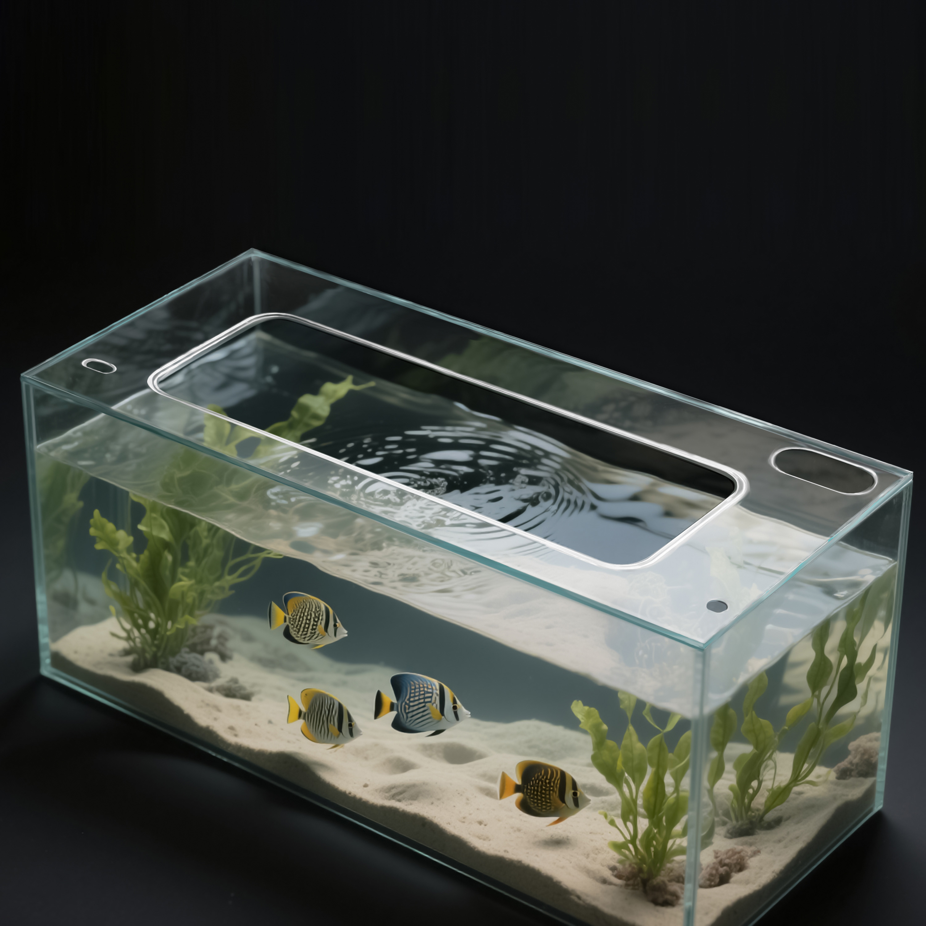 Verre d'aquarium
