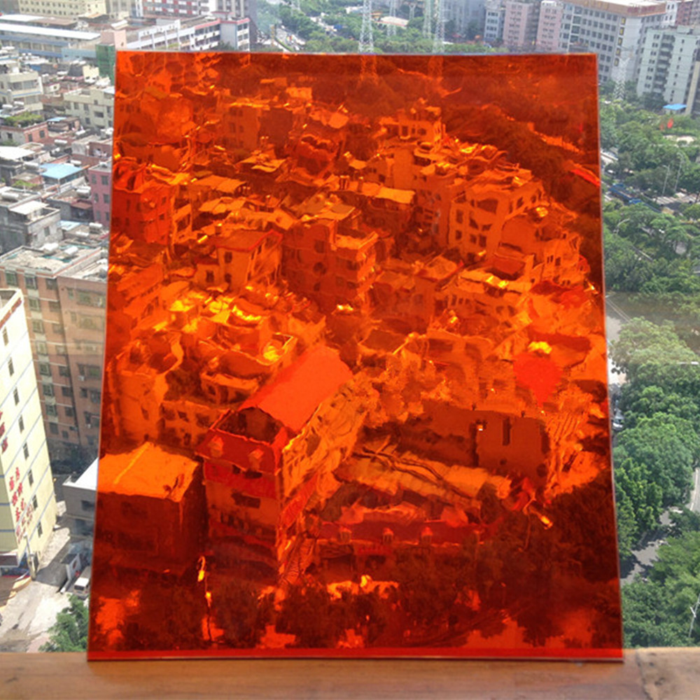 Verre décoratif de fenêtre de style chinois 400 mm x 500 mm