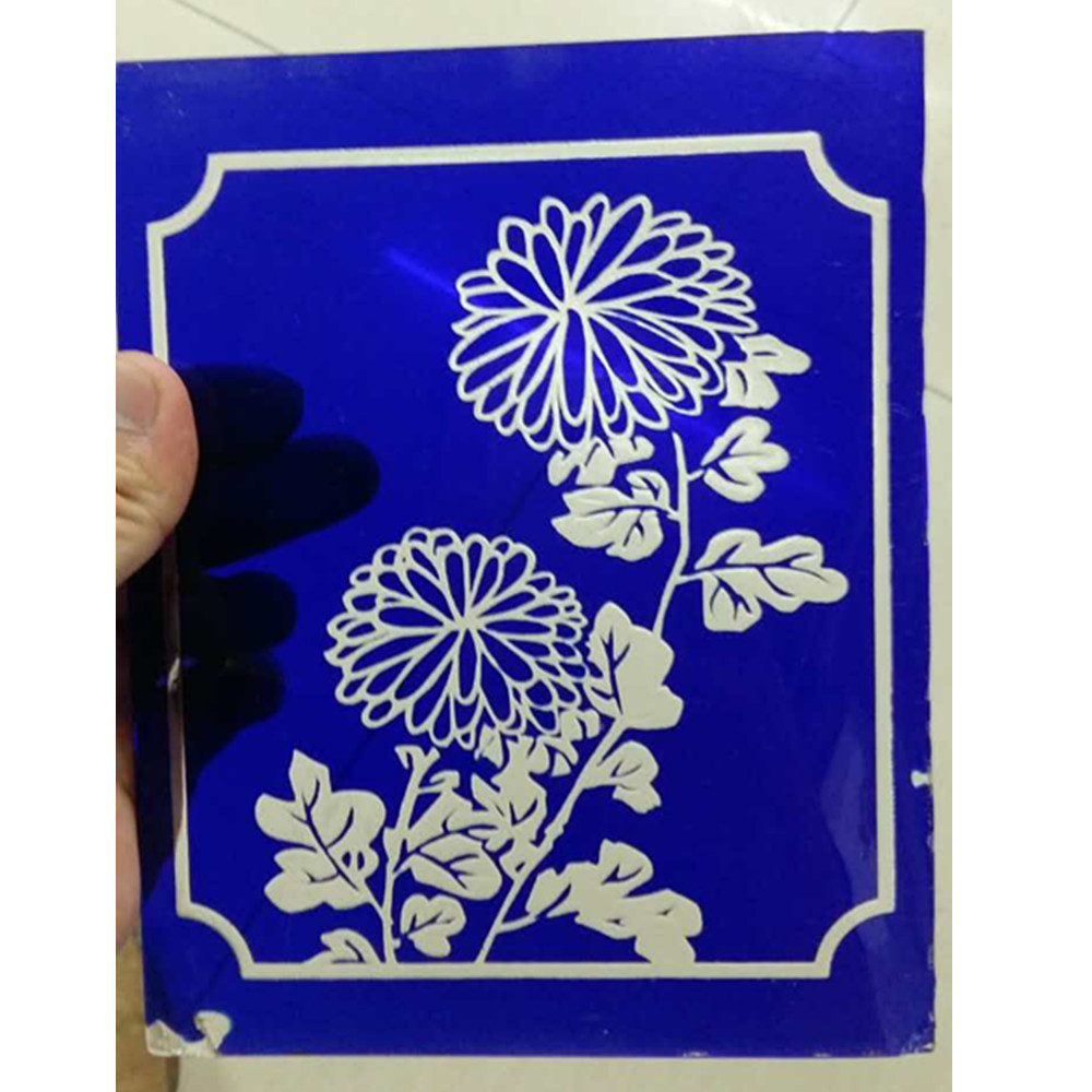 Verre décoratif de fenêtre de 400 mm x 500 mm