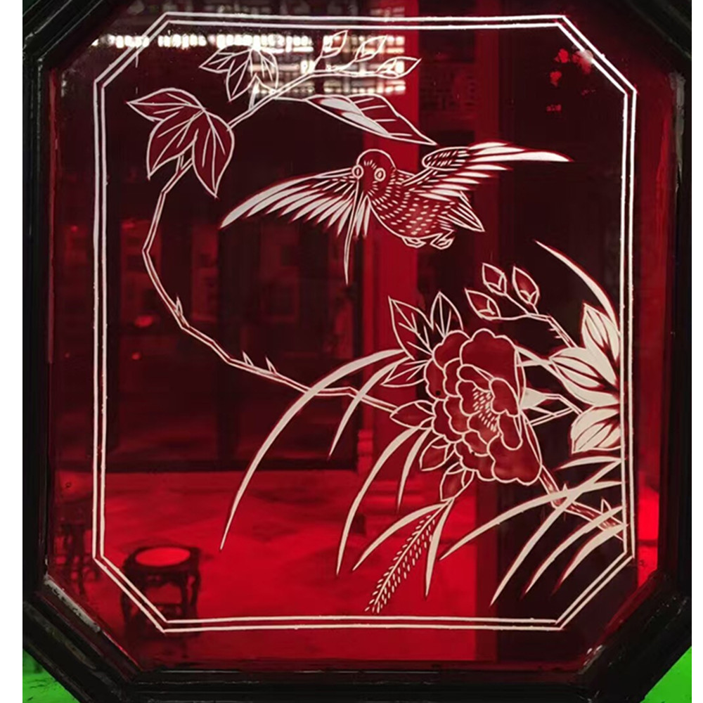 Verre à vitre décorative Mandchourie 400 mm x 500 mm