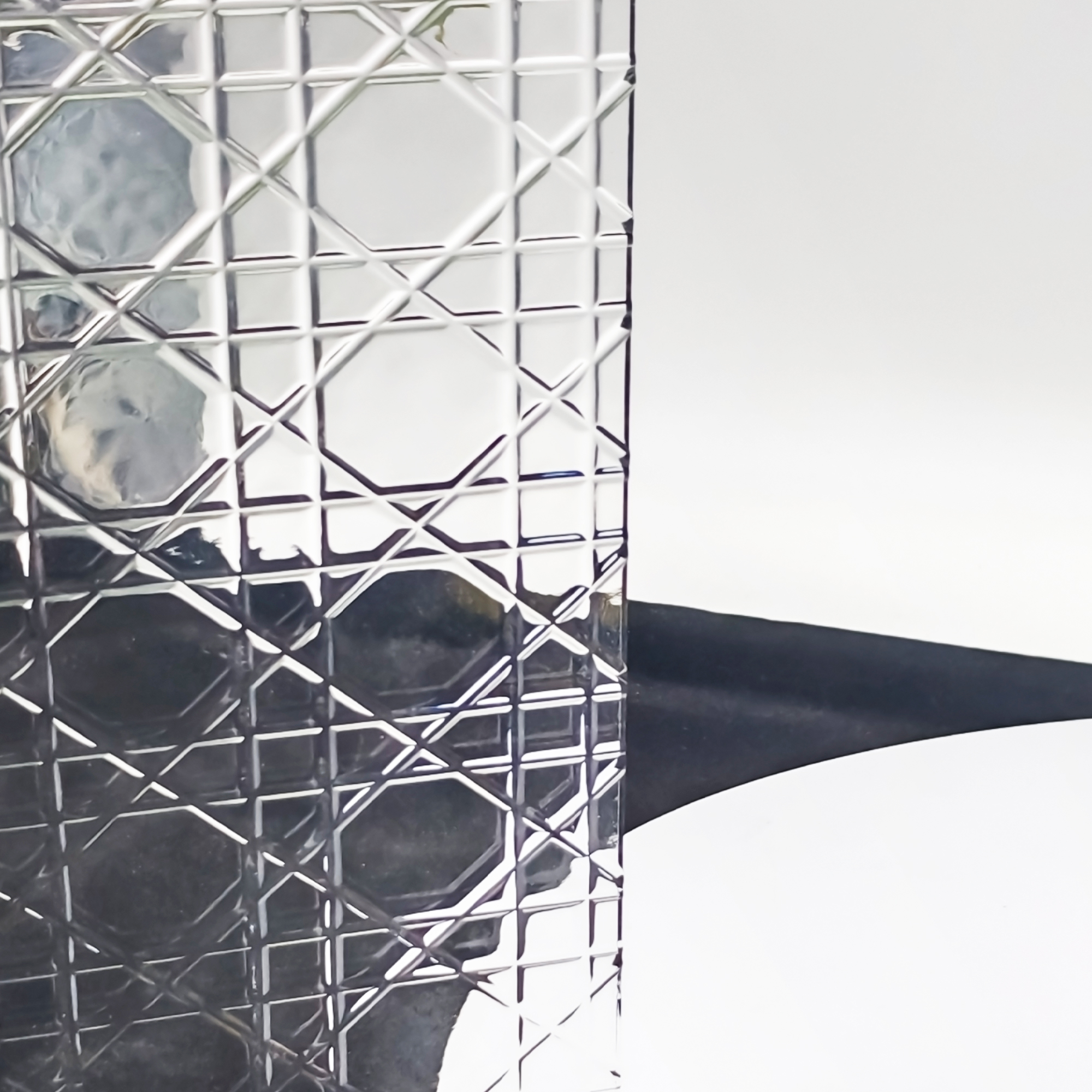 Verre texturé ultra clair à motif Dior