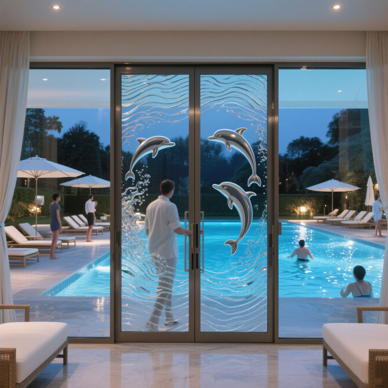 Verre &agrave; motif textur&eacute;